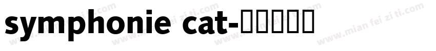 symphonie cat字体转换